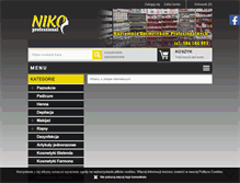 Tablet Screenshot of nikokosmetyki.pl